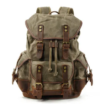 Canvas Backpack - VINTAGE EXPLORER
