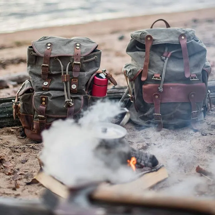 Canvas Backpack - VINTAGE EXPLORER