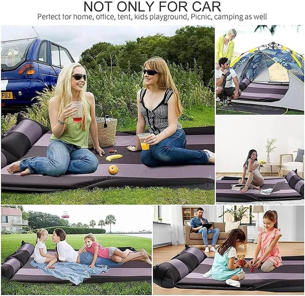 Car Inflatable Mattress, for Jeep Compass 2017-2024 Outdoor Camping Travel Portable Sleeping Pad AdjustableWear Resistant, Auto Accessories,D-Green