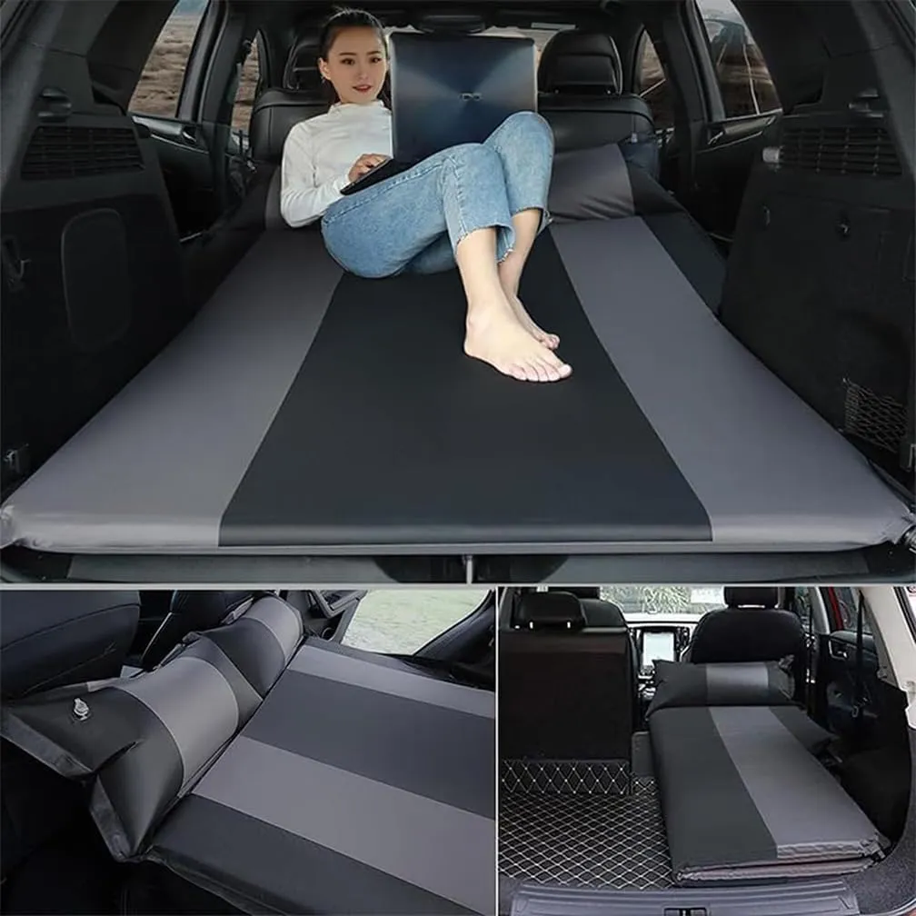 Car Inflatable Mattress, for Jeep Compass 2017-2024 Outdoor Camping Travel Portable Sleeping Pad AdjustableWear Resistant, Auto Accessories,D-Green