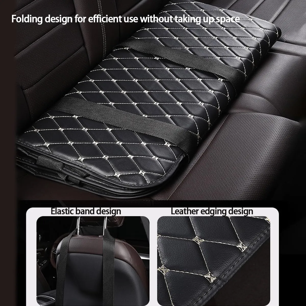Car Rear Sleeping Mat for Jeep Compass 2007-2011 2012 2013 2014 2015 2016 2017 Portable Back Seat Folding Bed Waterproof and Moisture-Proof Mattress Long Trip Lounge Pad,Black-S[128 * 80cm]