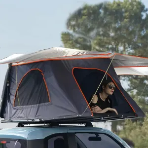 Car Roof Top Tent, Rooftop Tents for Camping, Cars Hardshell Pop Up Tent Suitable, Outdoor Camping Tent, Four Season, with Telescopic Ladder, Fits Any Car