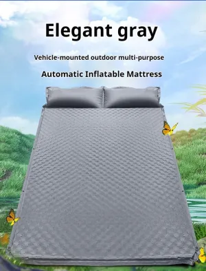Car Suede Air Mattresses for Jeep Compass 2017-2024, Thickened Portable Travel Camping Inflatable Bed High Elastic Trunk Sleeping Pillow Pad,C