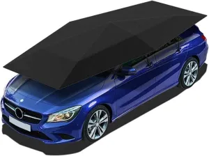 Car Sunshades Portable Automatic Car Umbrella Car Tent Remote Control with Anti-UV, Water-Resistant, Proof Wind, Snow, Storm, Hail