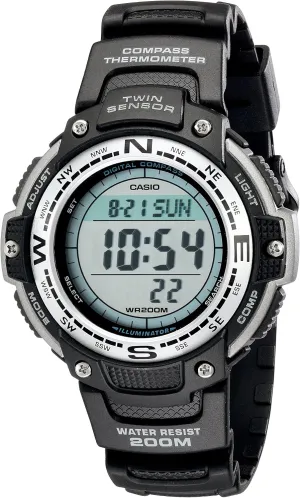 Casio SGW100 Series | Digital Watch & Compass | 200M WR | 100 SEC Stopwatch | Twin Sensor for Direction & Temperature | Low Temp Resistant | World Time | Auto Calendar | Multi Alarm