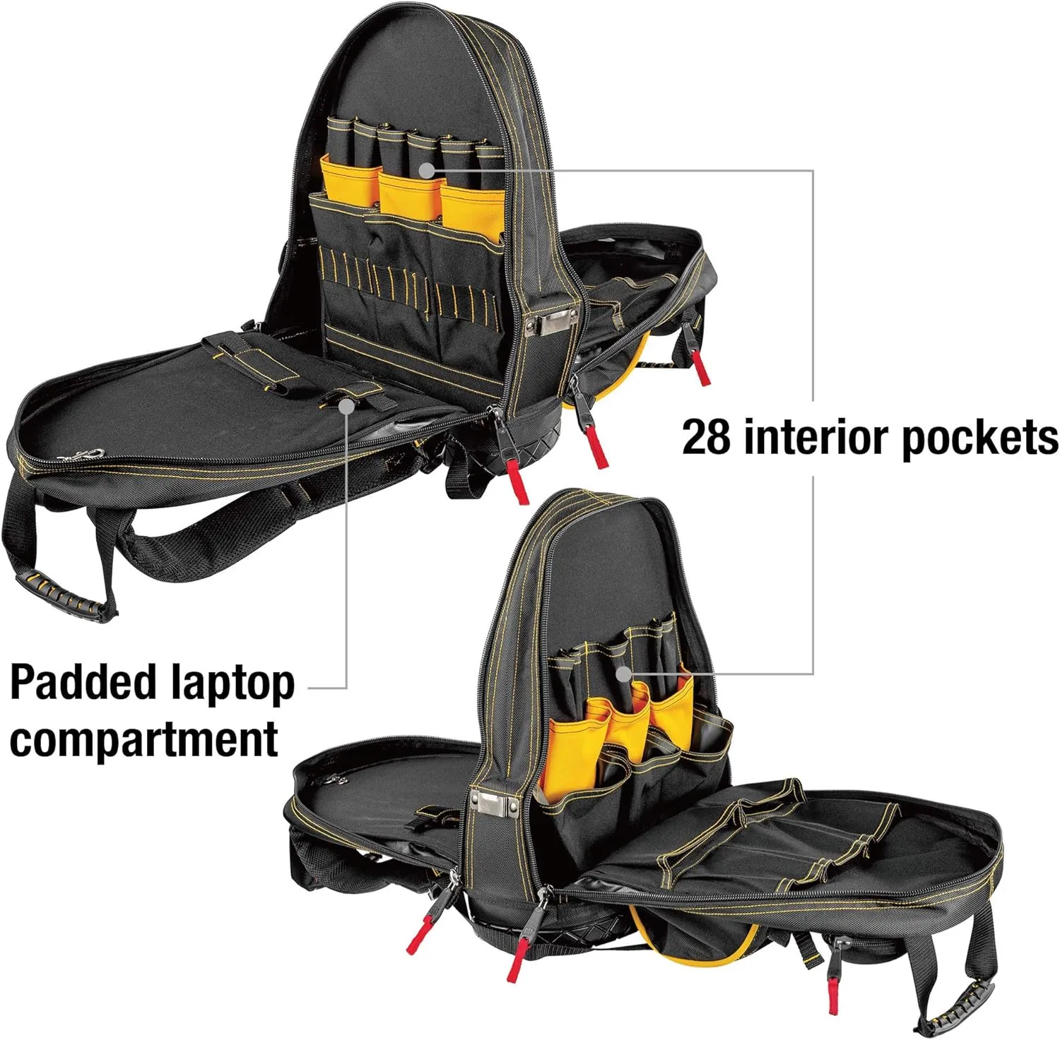 Caterpillar Cat 18" Pro Tool Backpack, Black