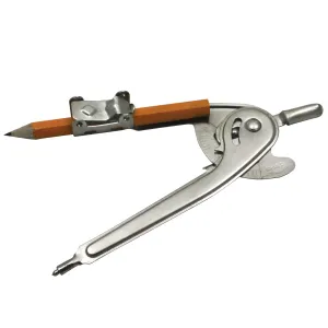 Charles Leonard Ball Bearing Compass With Safety Pointed Tip, Up To 12 Inch Diameter, 12-Pack (77365)