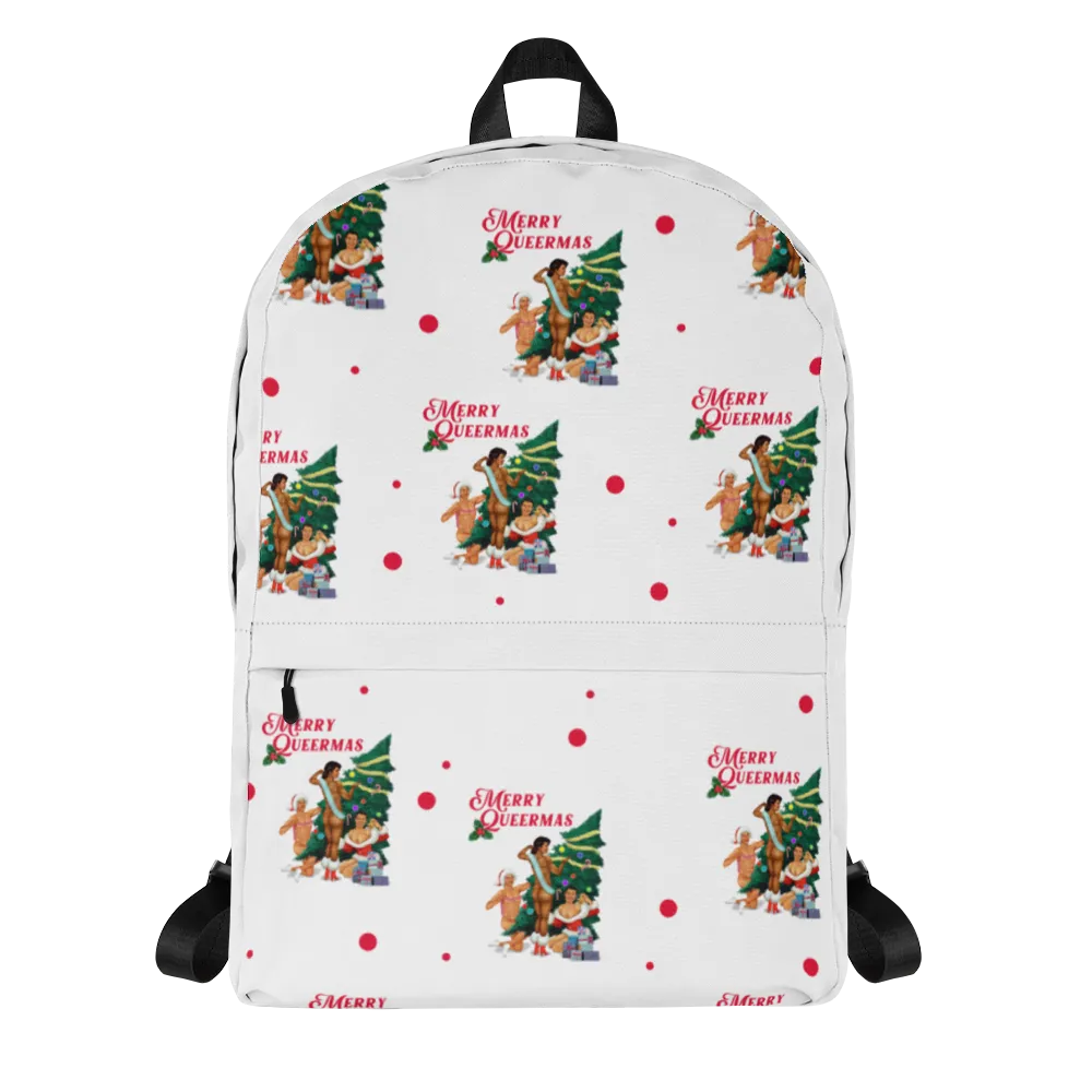 Christmas LGBTQ Water Resistant Backpack