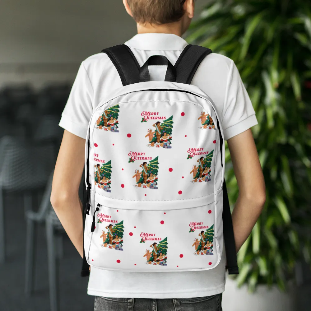 Christmas LGBTQ Water Resistant Backpack