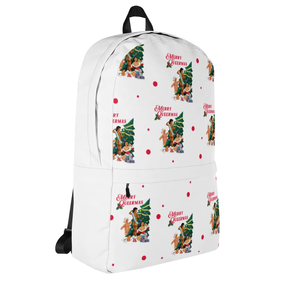 Christmas LGBTQ Water Resistant Backpack
