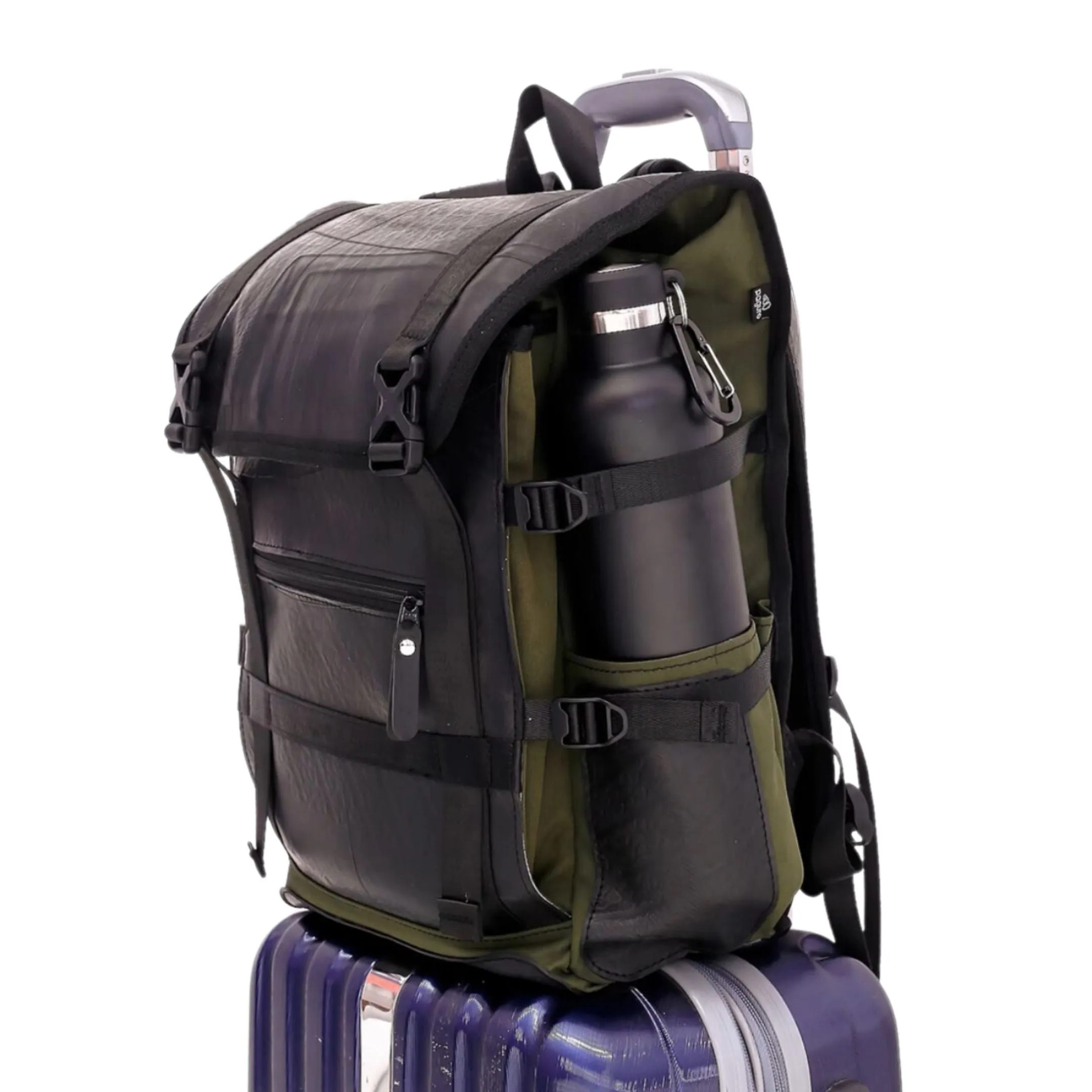 Colonel Vegan Water Resistant Backpack with Laptop Compartment