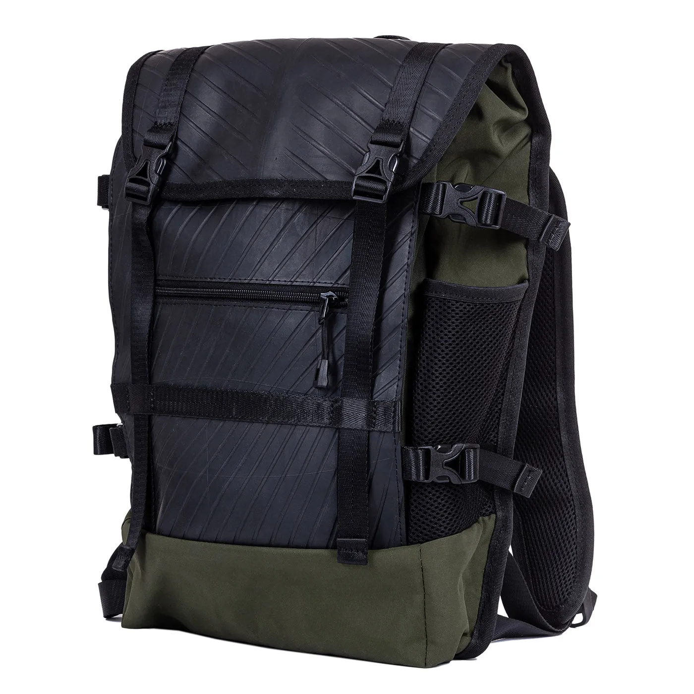 Colonel Vegan Water Resistant Backpack with Laptop Compartment