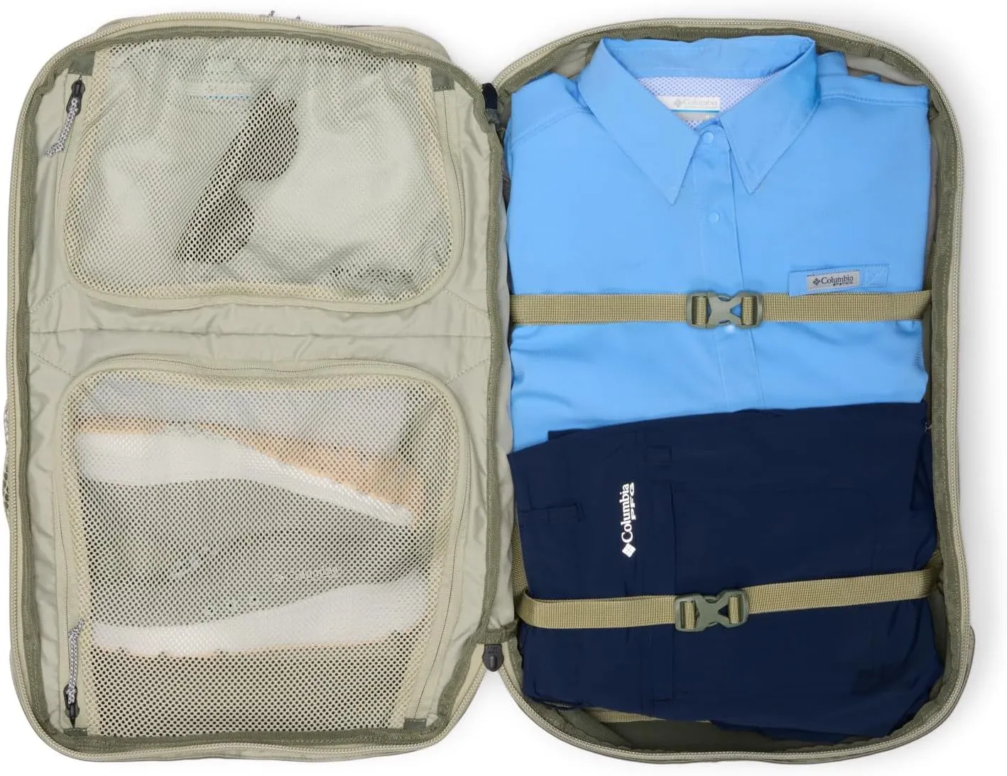 Columbia Unisex PFG Wild Cast Backpack, Smokey Sage/Cypress, One Size