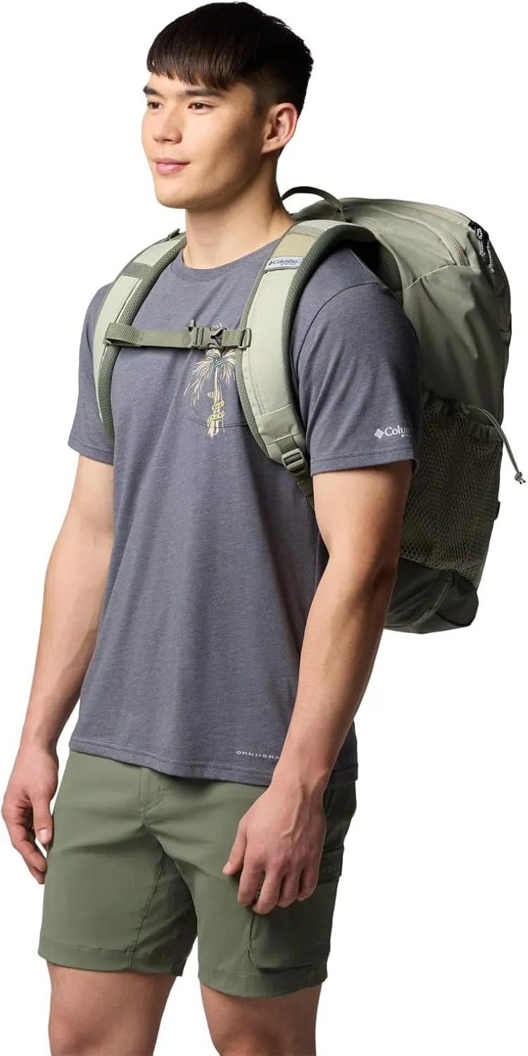 Columbia Unisex PFG Wild Cast Backpack, Smokey Sage/Cypress, One Size