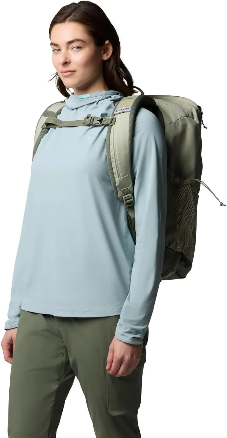 Columbia Unisex PFG Wild Cast Backpack, Smokey Sage/Cypress, One Size