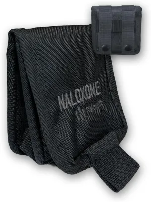 Compact Naloxone Molle Carry Pouch - First Responder Endorsed, Ballistic Nylon, Insulated, Reinforced Molle Straps for molle Vest Deployment - Holds 1-2 Doses (Naloxone NOT Included)
