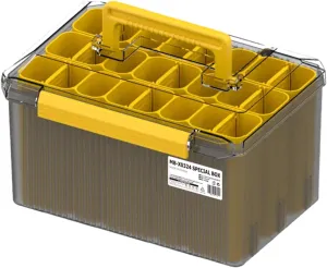 Compact Utility Carrier – Multi-Slot Tackle Container | Fishing Lure Box for Outdoor Anglers, Bait Sorting System, Jig Organization, Saltwater Kit, Freshwater