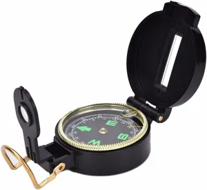 Compass 1pc Mulitifunction Folding Lens Survival Compass Camping Hiking Compass Geological Compass Camping Equipment