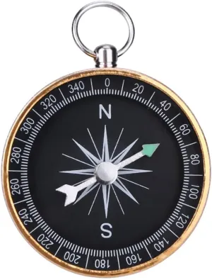 Compass Aluminum Alloy Compass for Practical Orientation Compass Hiking Camping Equipment