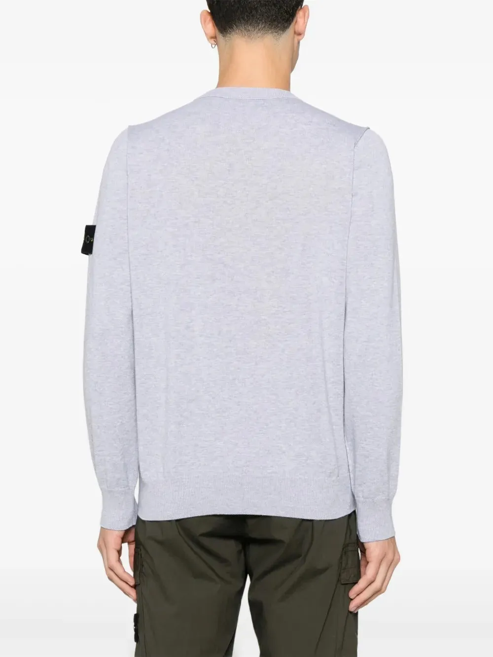 Compass-badge sweater