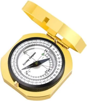 Compass Field Investigation Waterproof Compass Outdoor North Pointer, Orienteering Compass,Hiking Backpacking，Compass Tools Expedition Camping Classic Pocket Watch Style Compass
