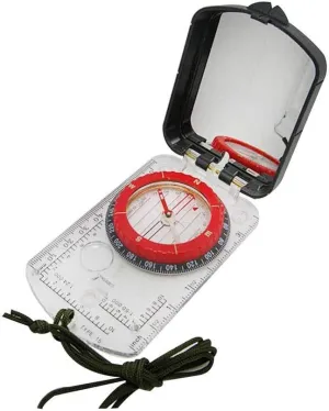 Compass Mirror- Map Reading Compass Orienteering - Compass Hunting Fishing - Military Compass Waterproof Backpacking