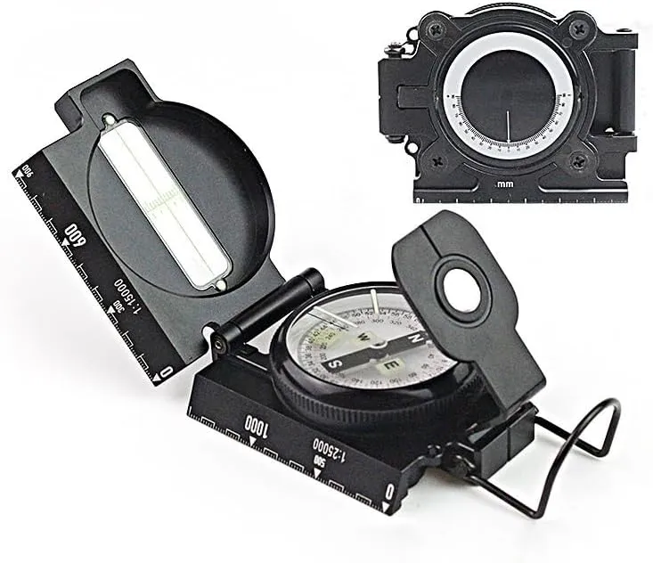 Compass Sighting Inclinometer Compasses Professionals for Hiking Camping Outdoor