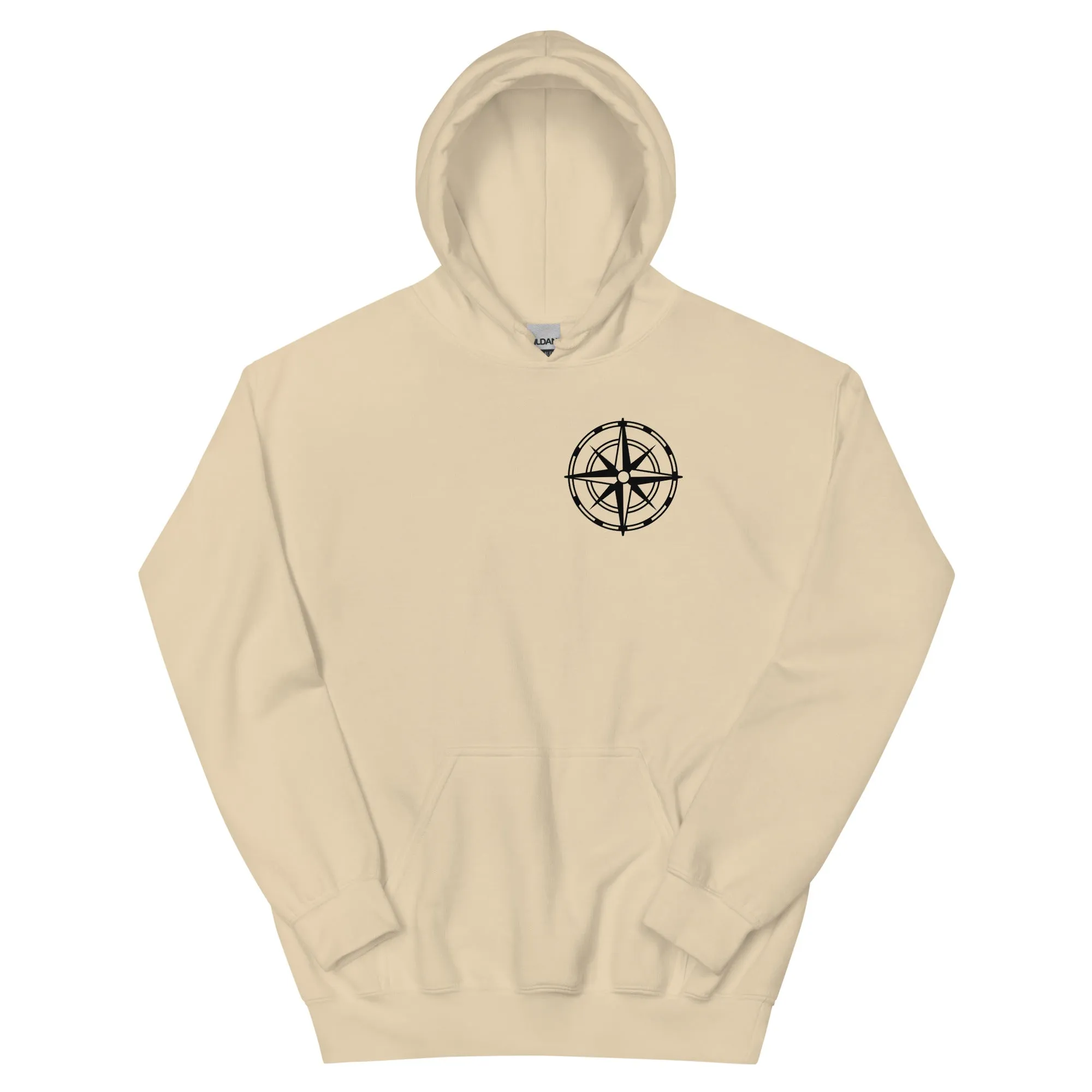 Compass Unisex Hoodie (Dark Detail) Alternate