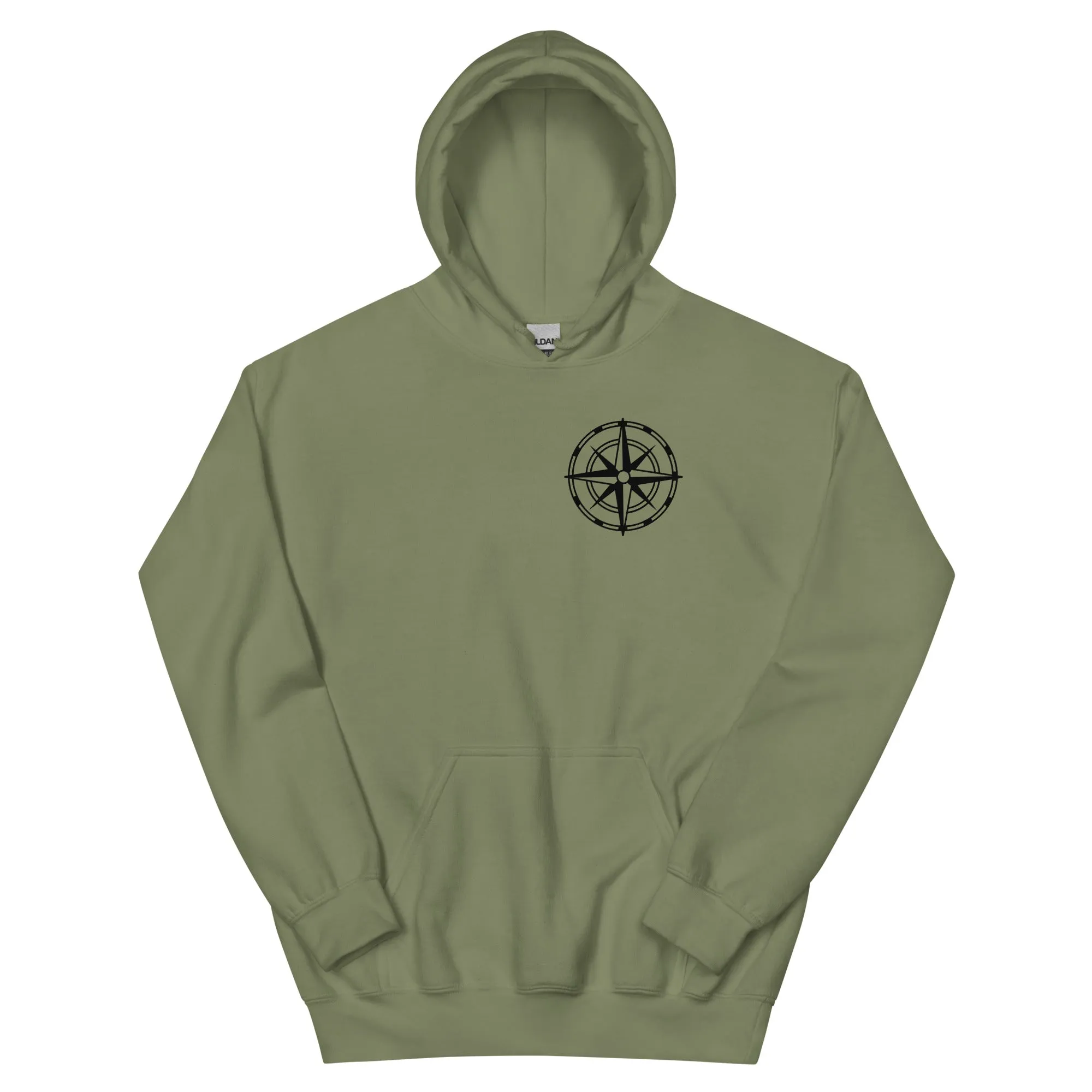 Compass Unisex Hoodie (Dark Detail) Alternate