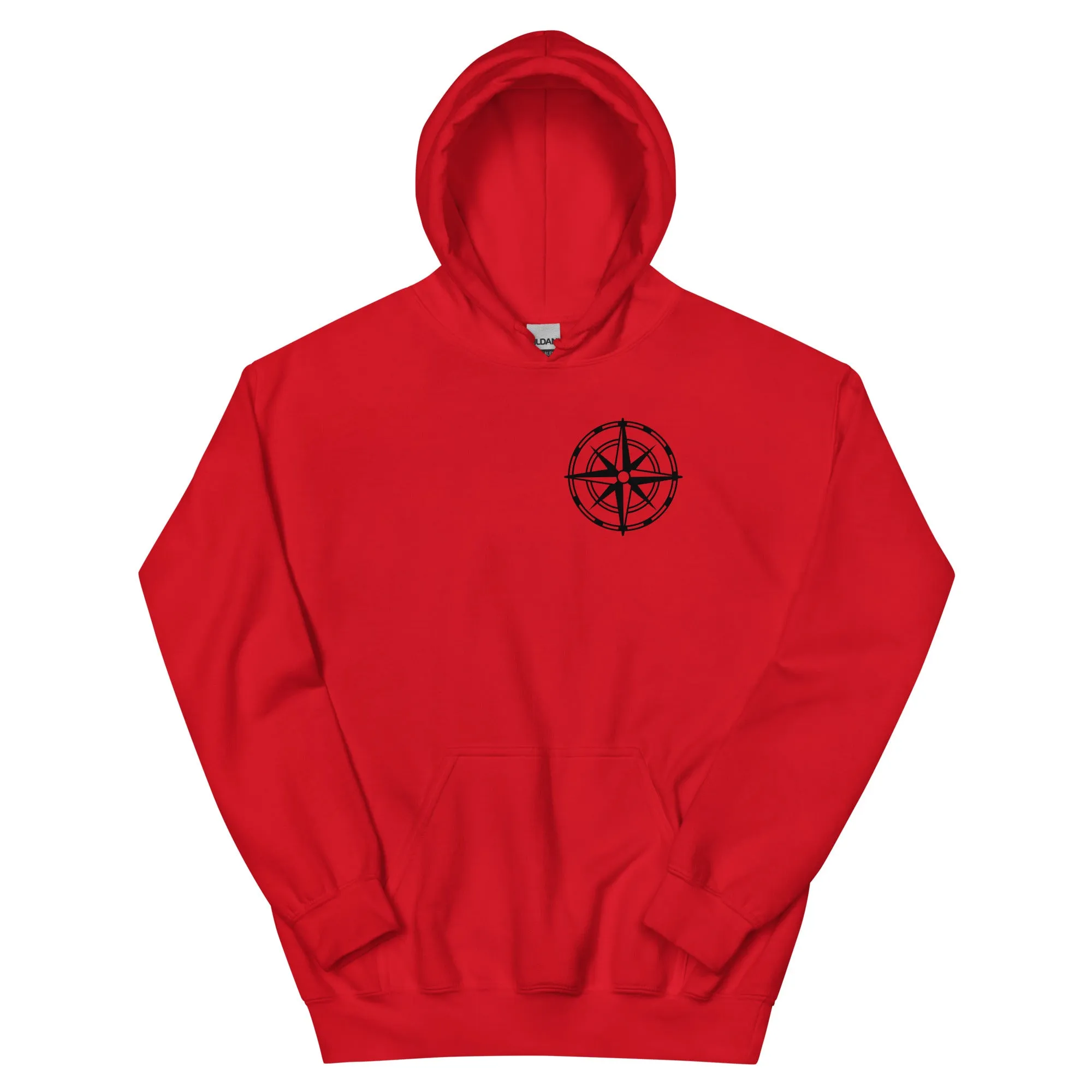 Compass Unisex Hoodie (Dark Detail) Alternate