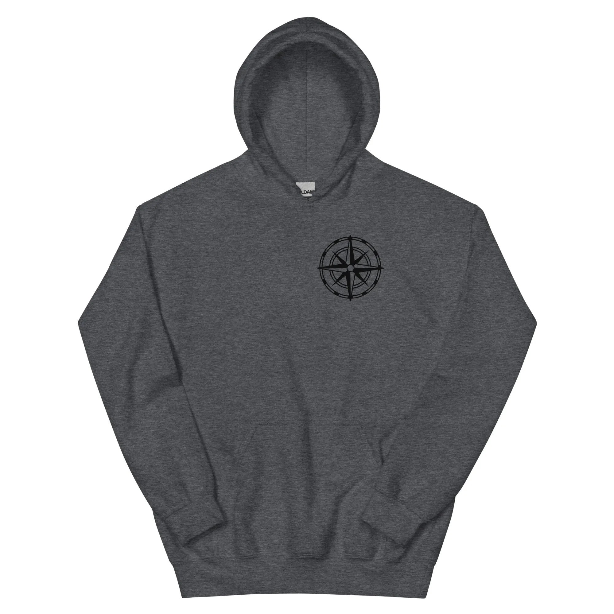 Compass Unisex Hoodie (Dark Detail) Alternate