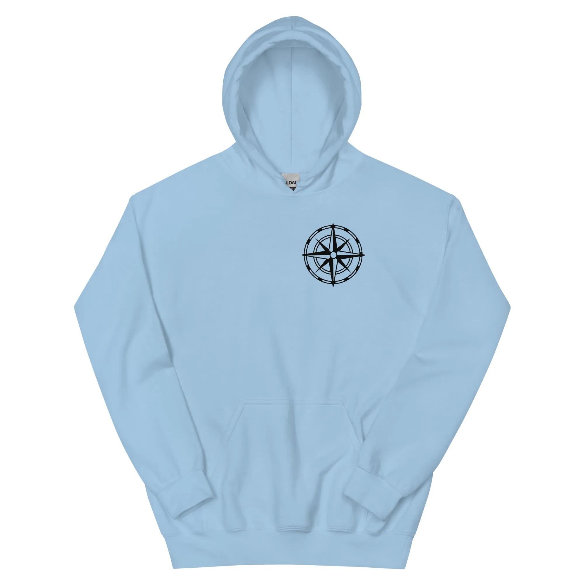 Compass Unisex Hoodie (Dark Detail) Alternate