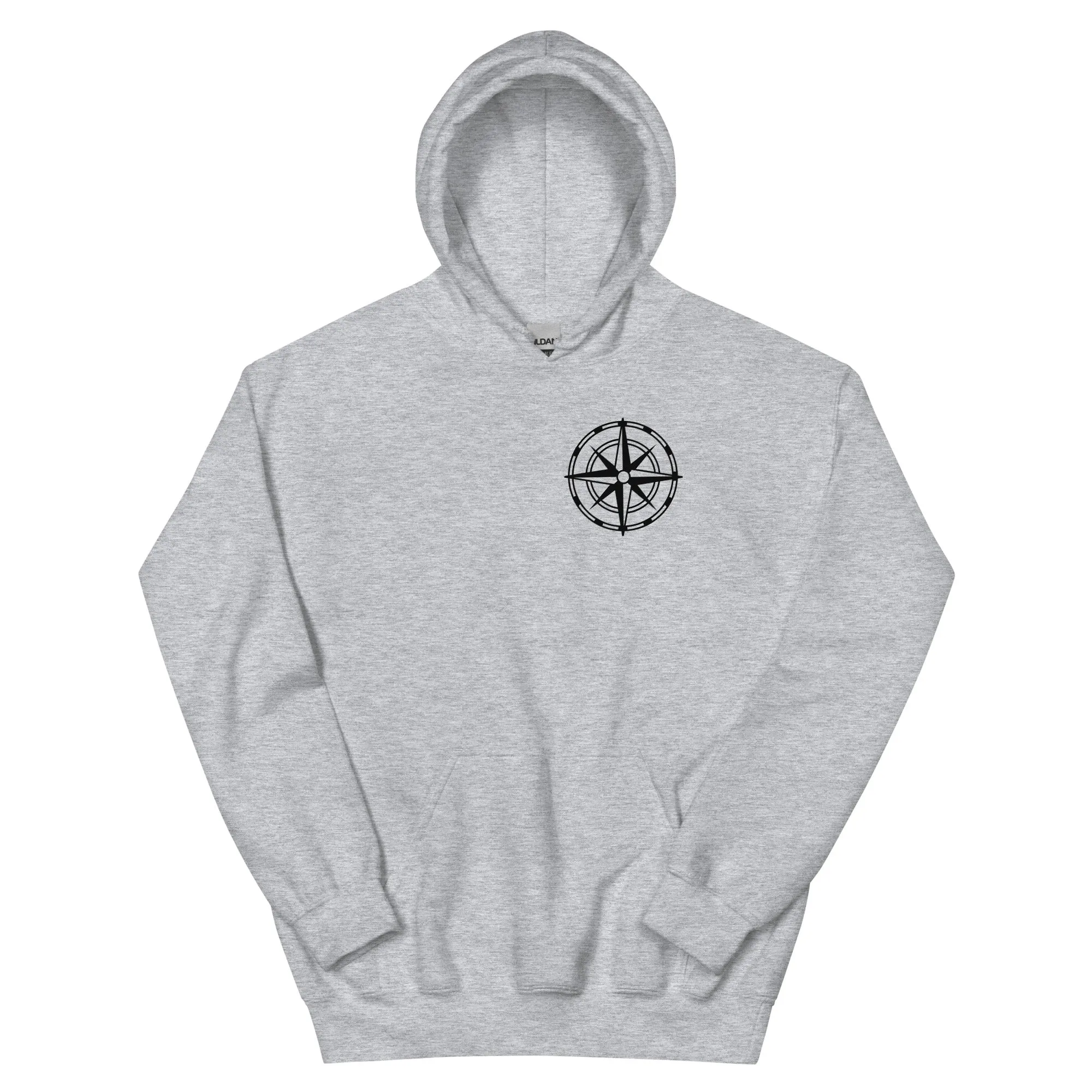 Compass Unisex Hoodie (Dark Detail) Alternate