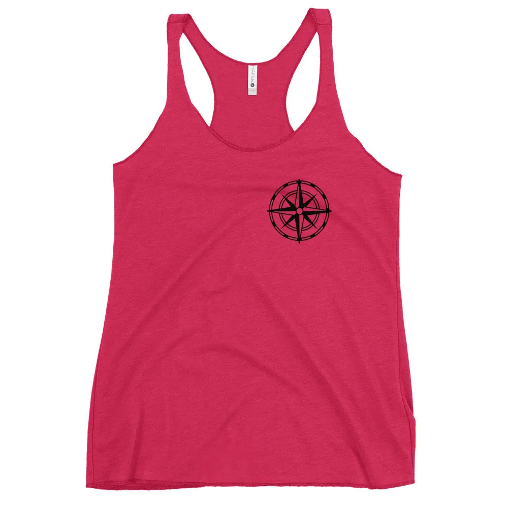 Compass Women's Racerback Tank (Dark)