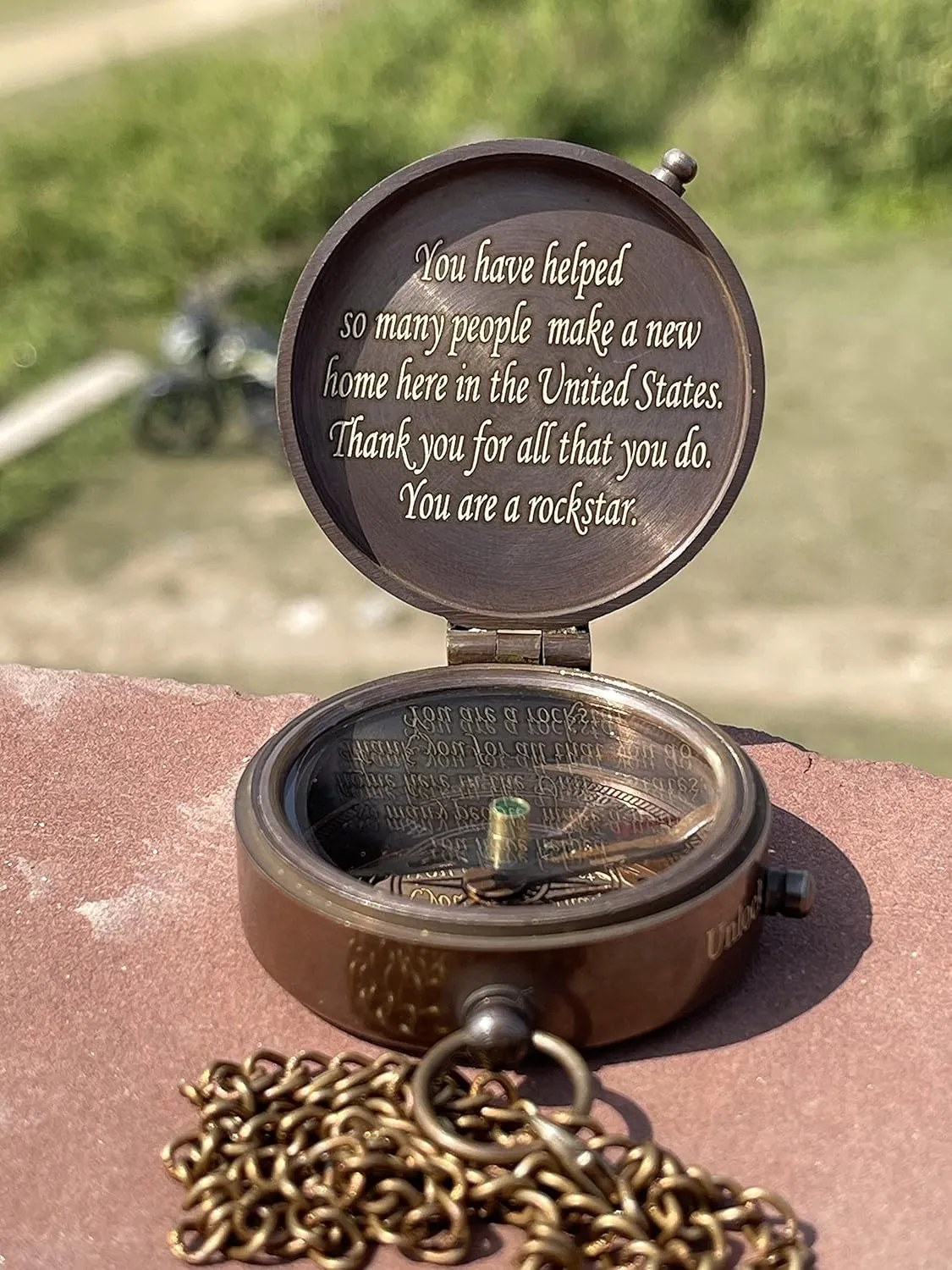 Compass/Gift for Son/Army/Navy/USN/Airforce/Retirement Gift, Marine Corps Gift, Baptism Gift Compass