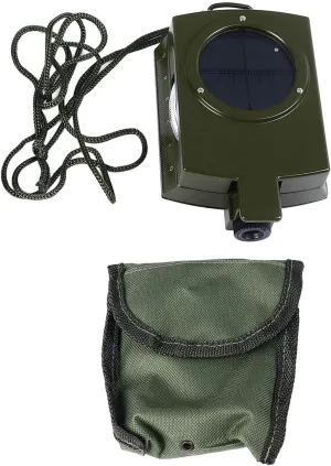 Compass,Hiking Compass with Sighting Clinometer Multifunctional Map Compass Waterproof Navigation Compass with Waist Pack for Outdoor Survival Hiking Camping