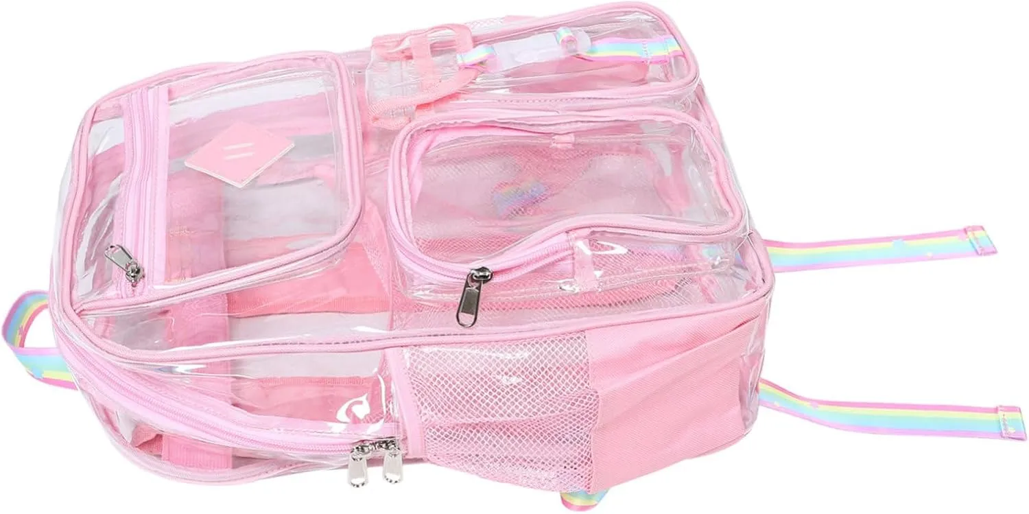 Concert Bag for Women Pvc Backpack Heavy Duty Water-resistant Comfortable Straps for -day Wear