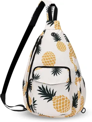 Convertible Sling Backpack Crossbody Chest Bag for Women Men Left and Right Shoulder Purse Water Repellent Gym Daypack