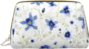Cornflowers Daisies Toiletry Pouch, Travel-Friendly Makeup Organizer For Makeup Brushes, Lipsticks