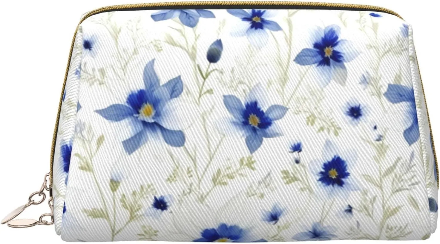 Cornflowers Daisies Toiletry Pouch, Travel-Friendly Makeup Organizer For Makeup Brushes, Lipsticks