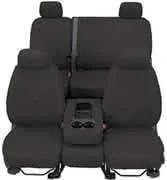 Covercraft SeatSaver Second Row Custom Fit Seat Cover for Select Dodge Ram Pickup Models - Waterproof (Grey)