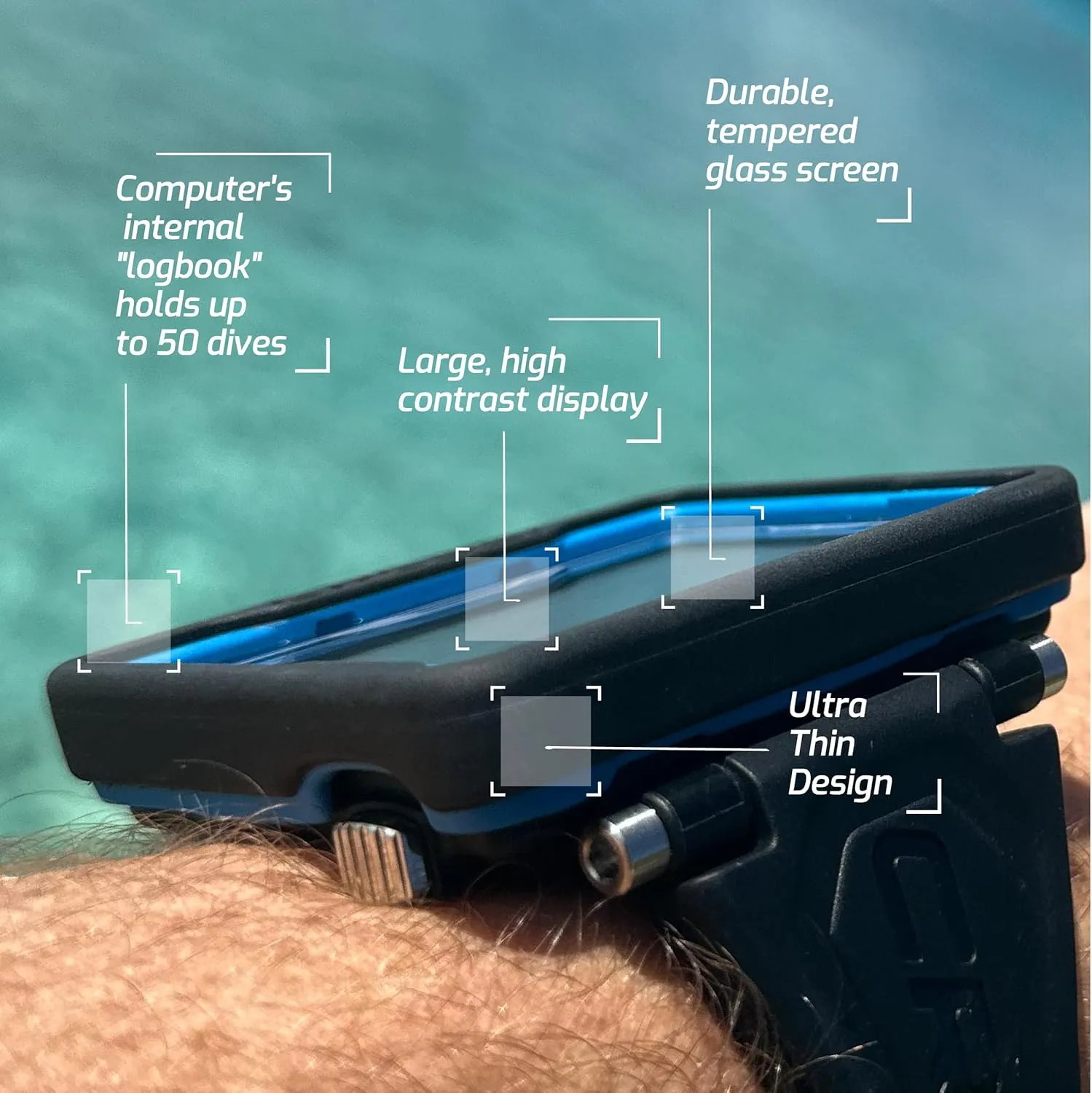 Cressi Scuba Dive Computer, Digital Compass, 3 Dive Modes, Wide Screen, Easy-to-Read Display - Raffaello: Made in Italy