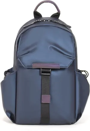 Crossbody Sling Backpack Sling Bag Travel Hiking Chest Bag Daypack，Water-Resistant (navy, small)
