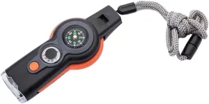 CSCDD Seven in Whistle for Survival, Whistle, Compass, Thermometer, and Other Outdoor Activities
