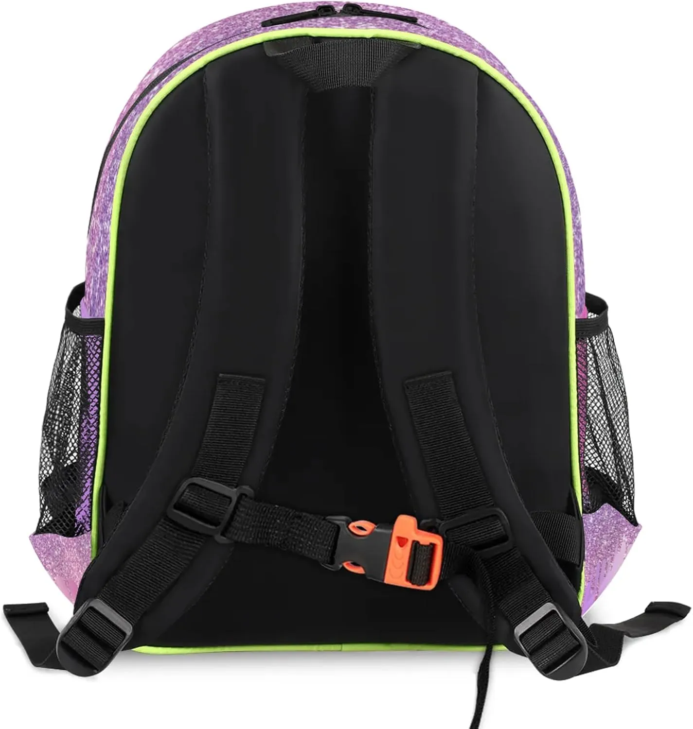 Custom Backpack with Initial & Name Personalized Small Shoulder Bag Waterproof Travel Casual Backpack with Chest Strap 14.2in, Pink White