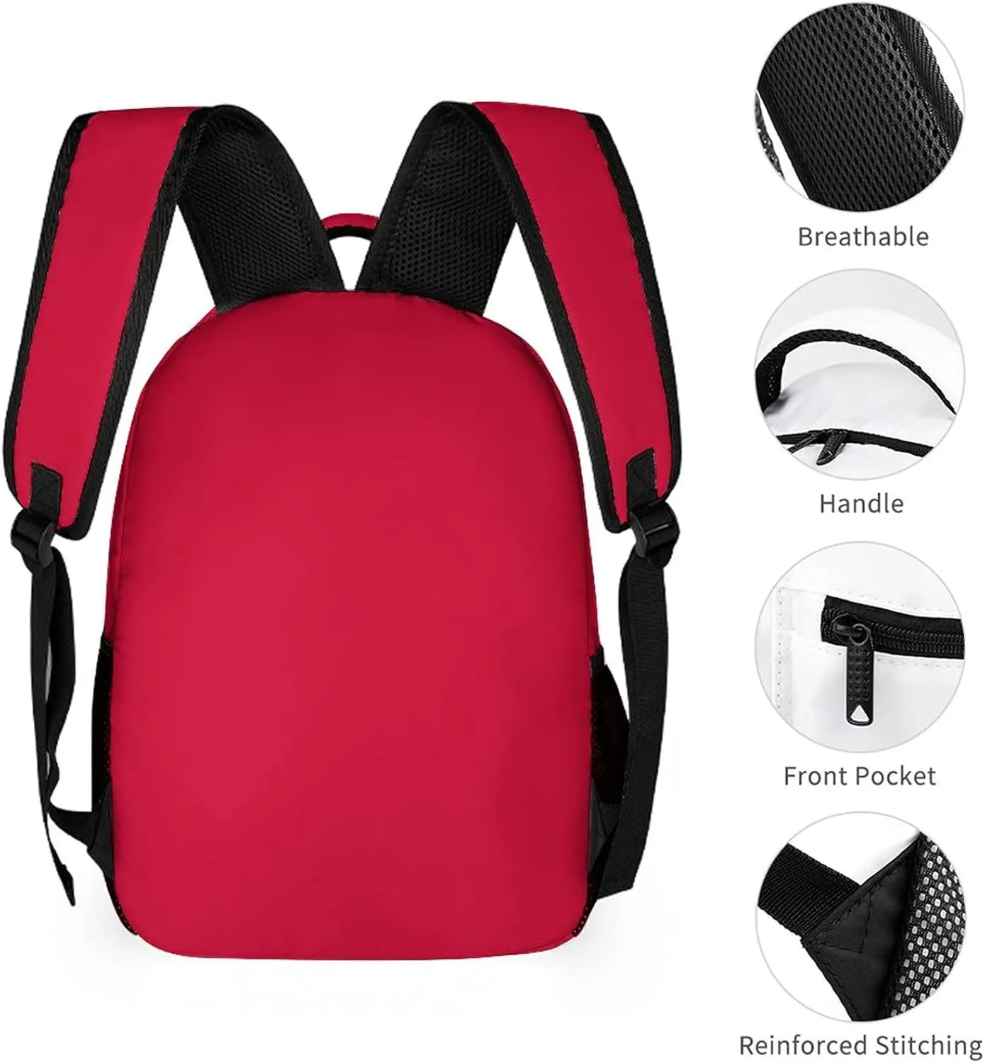 DDJAM Atlanta Custom Backpack High Capacity Basketball City Night View Fans Gifts for Men Women Bag Personalized Name & Number