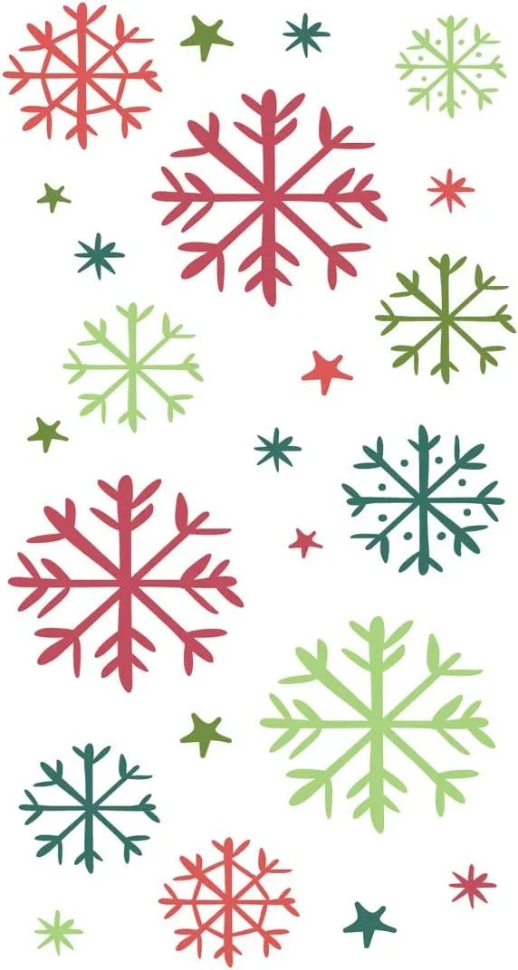 Design Design Hankies Pocket or Purse Tissue 6 pack Bundle (Snowflakes)