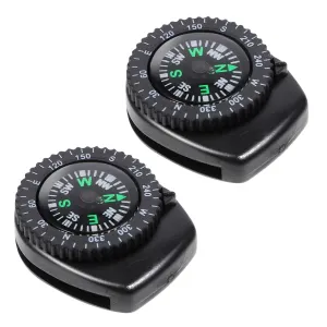Detachable Waterproof Compass for Watches - Portable Survival Tool for Camping and Outdoor Activities