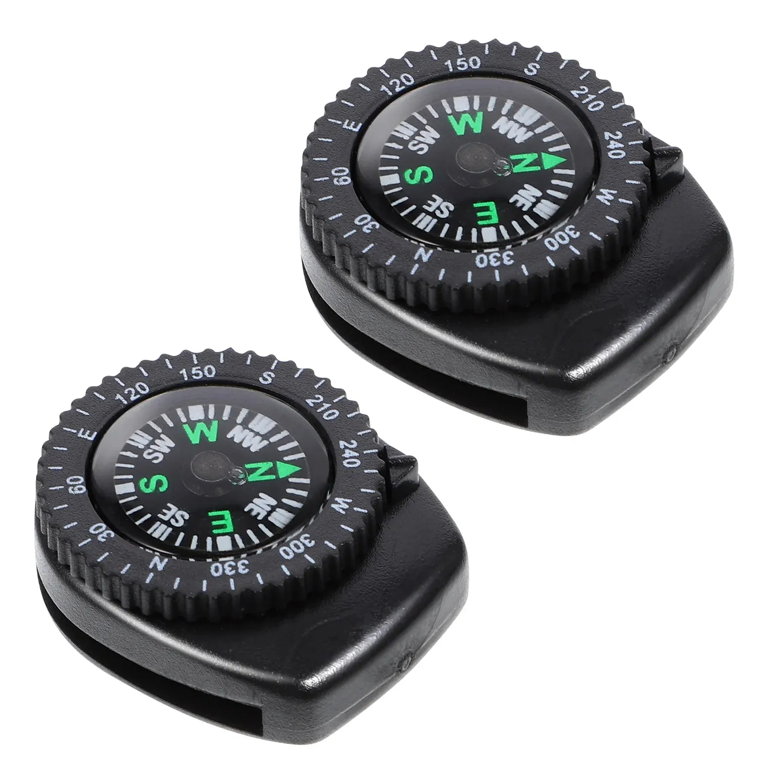 Detachable Waterproof Compass for Watches - Portable Survival Tool for Camping and Outdoor Activities