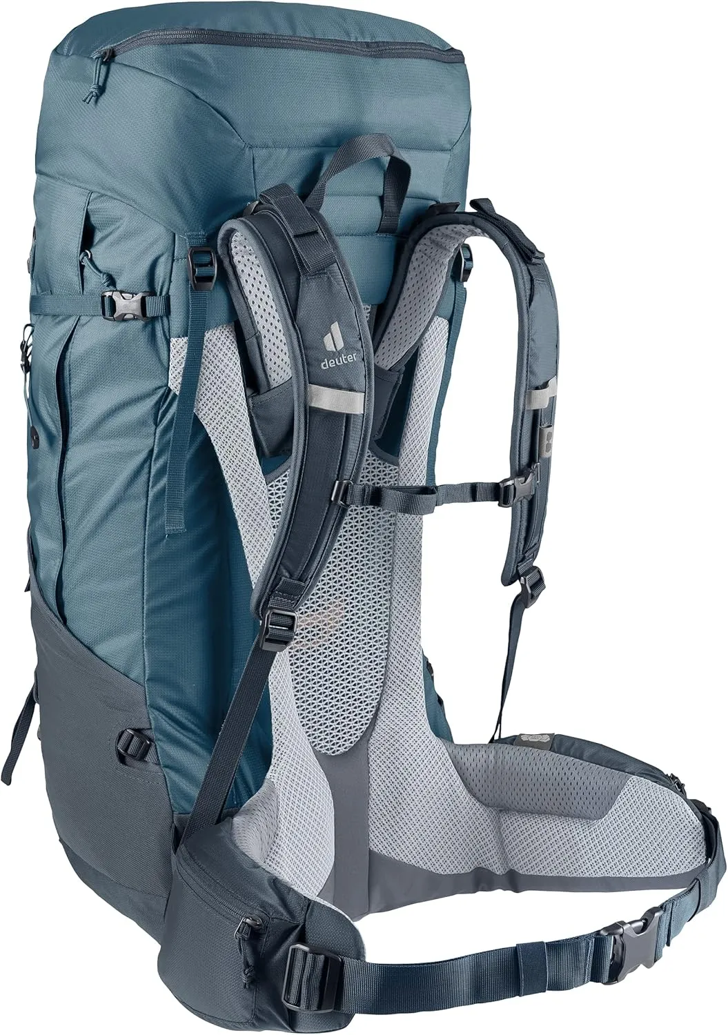 Deuter Futura Air Trek D3402321-1374 Men's Climbing Backpack, 60 10, Atlantic x Ink, 2021 Model